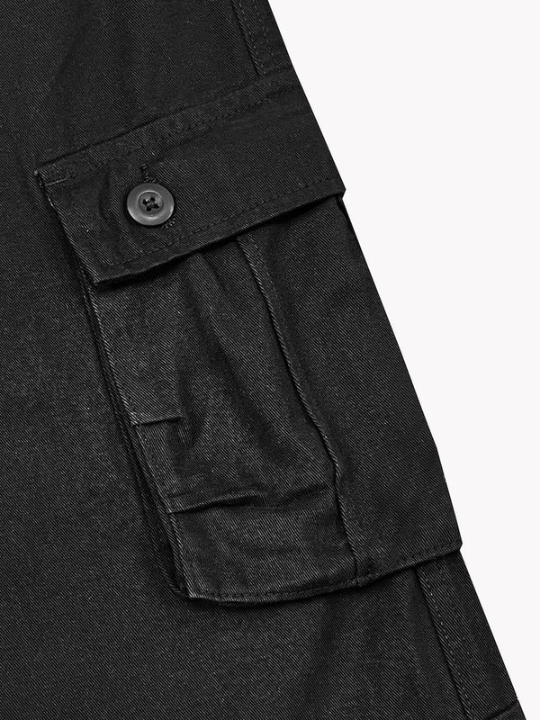 8 Pocket Cargo Pants-Black