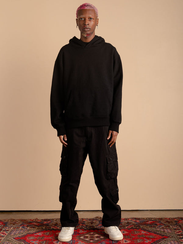 8 Pocket Cargo Pants-Black