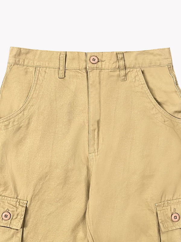 8 Pocket Cargo Pants-Tan