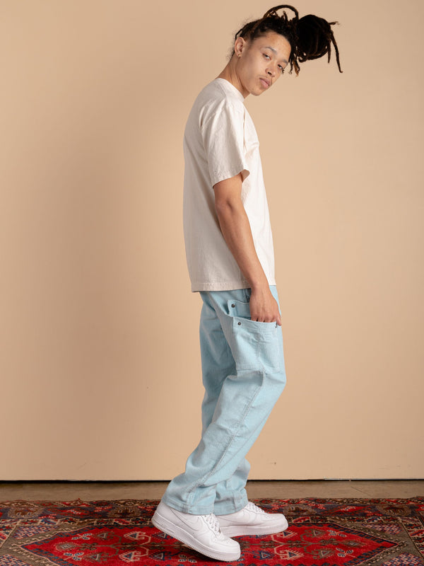 Corduroy Cargo Pants-Sky