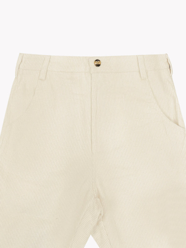 Corduroy Pants-Cream