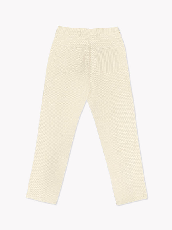 Corduroy Pants-Cream