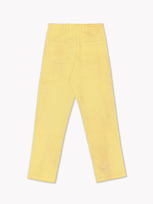 Corduroy Pants-Yellow