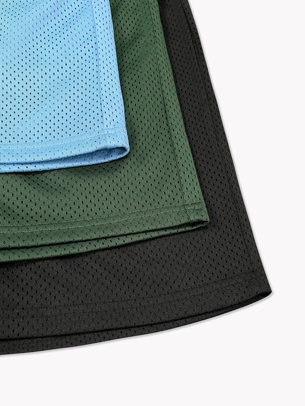 Everyday Mesh Shorts-Black