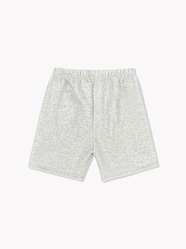 Fleece Sweat Shorts-Light Grey