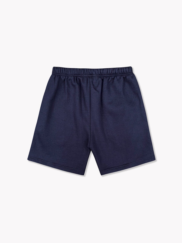 Fleece Sweat Shorts-Navy