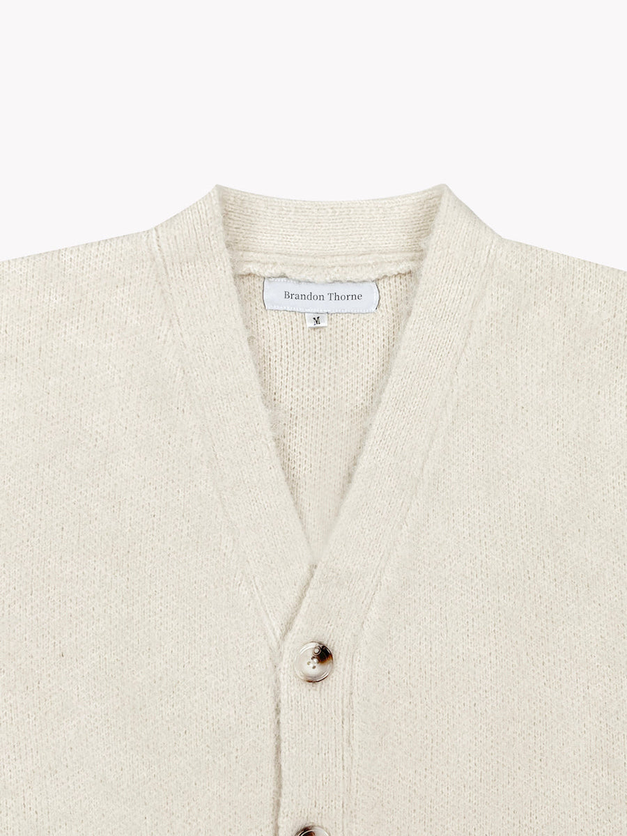 Shag Cardigan Cream