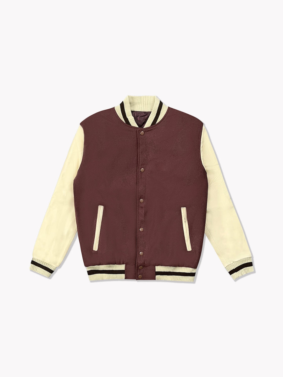 Varsity Jacket-Chocolate – Brandon Thorne