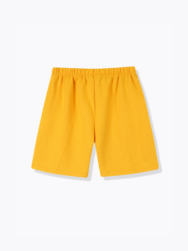 Fleece Sweat Shorts-Mango