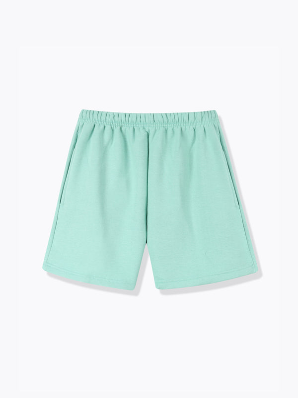 Fleece Sweat Shorts-Mint