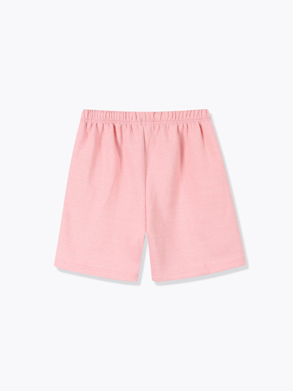 Fleece Sweat Shorts-Pink