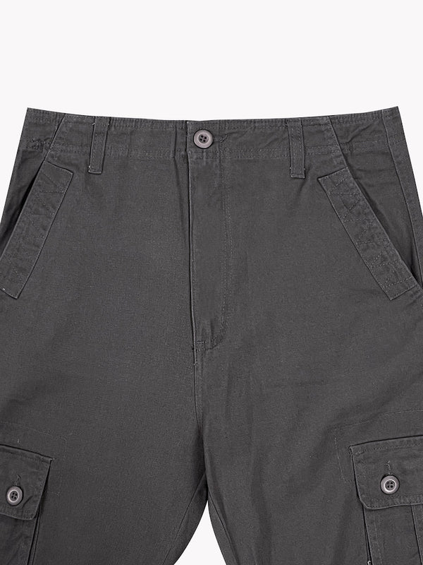 6 Pocket Cargo Pants-Grey