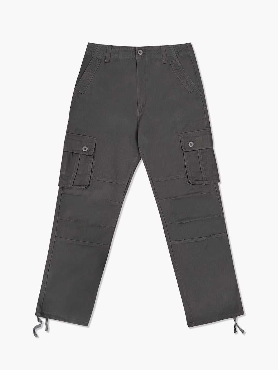 6 Pocket Cargo Pants-Grey