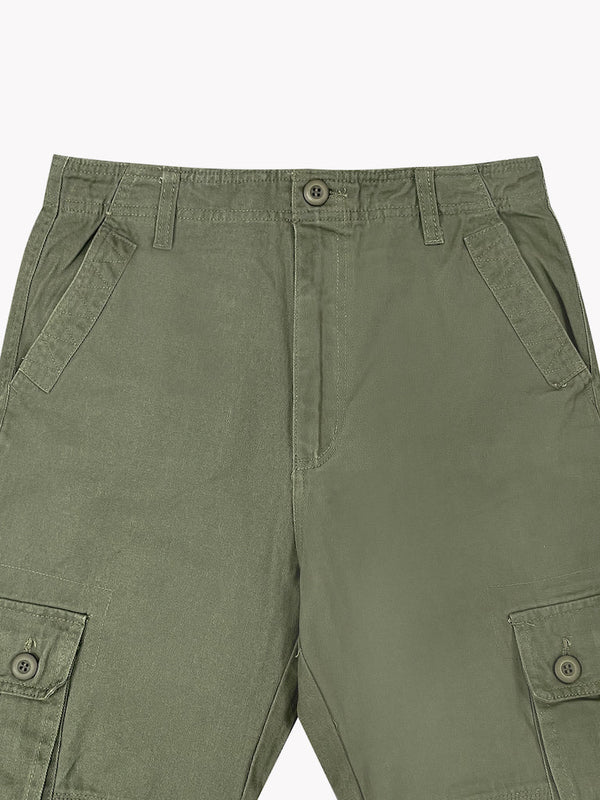 6 Pocket Cargo Pants-Olive