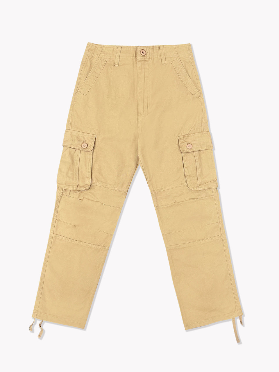 6 Pocket Cargo Pants-Tan