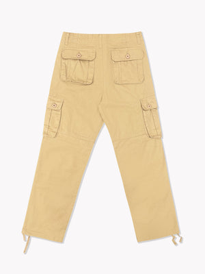 6 Pocket Cargo Pants-Tan