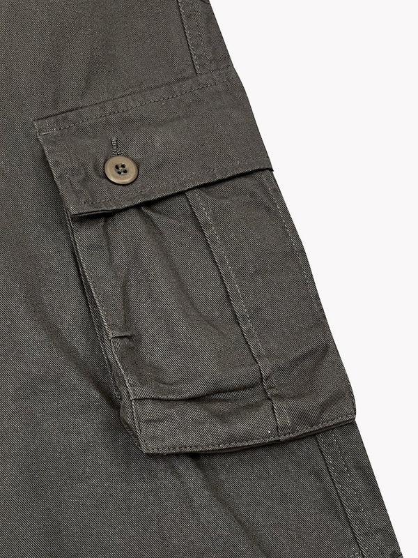 8 Pocket Cargo Pants-Grey