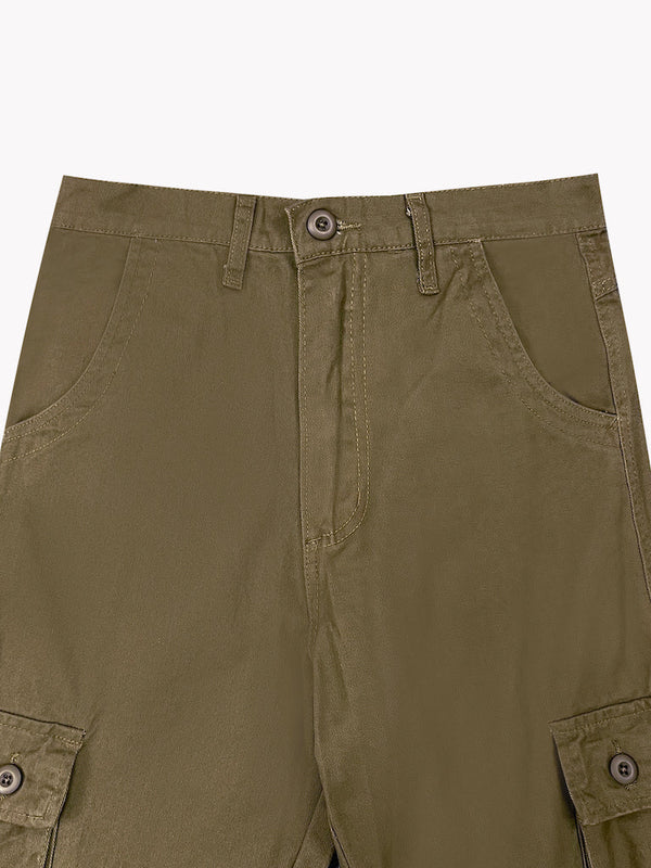8 Pocket Cargo Pants-Khaki