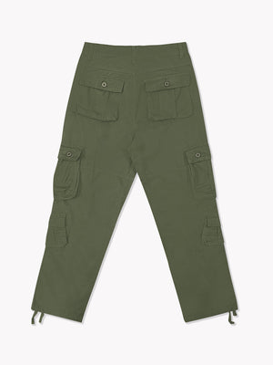 8 Pocket Cargo Pants-Olive