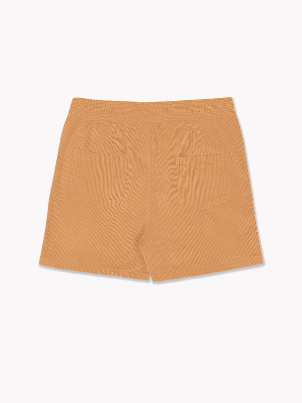 Corduroy Shorts-Wheat