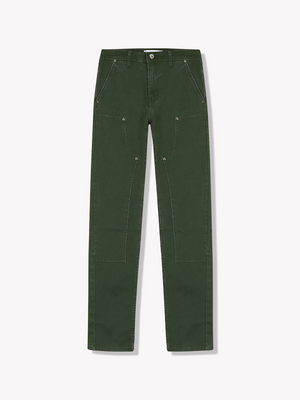 Double Knee Pants-Olive