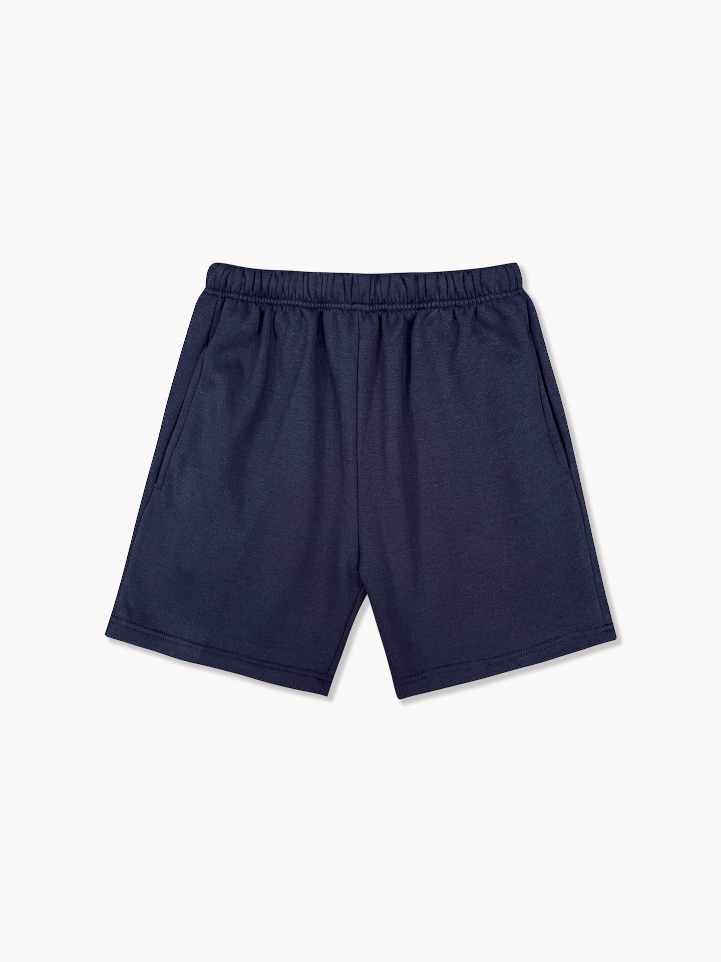Fleece Sweat Shorts-Navy - Main Image