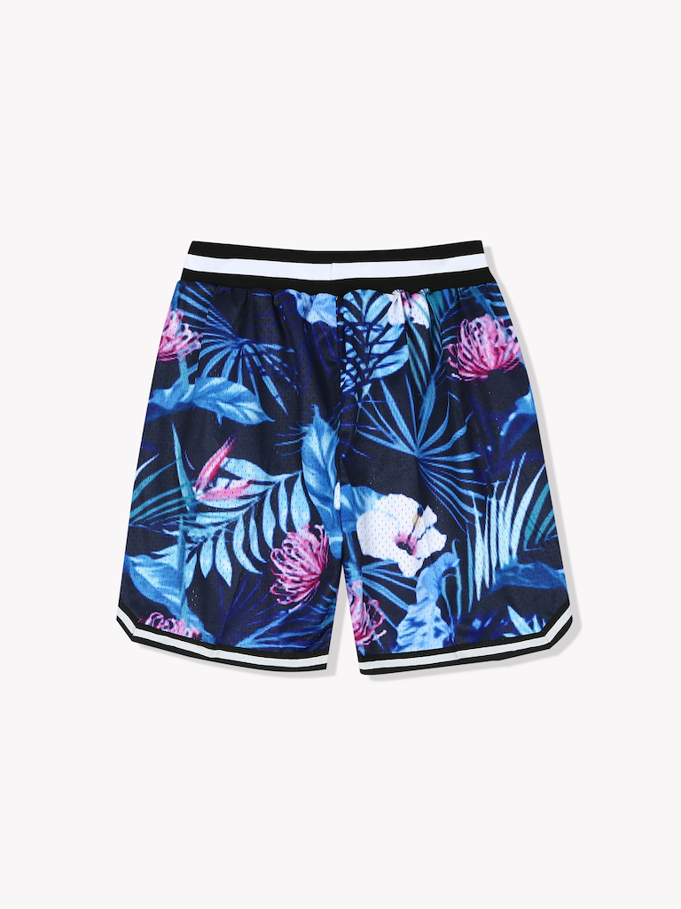 Mitchell and ness floral shorts shop